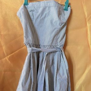 strapless abercrombie and fitch dress